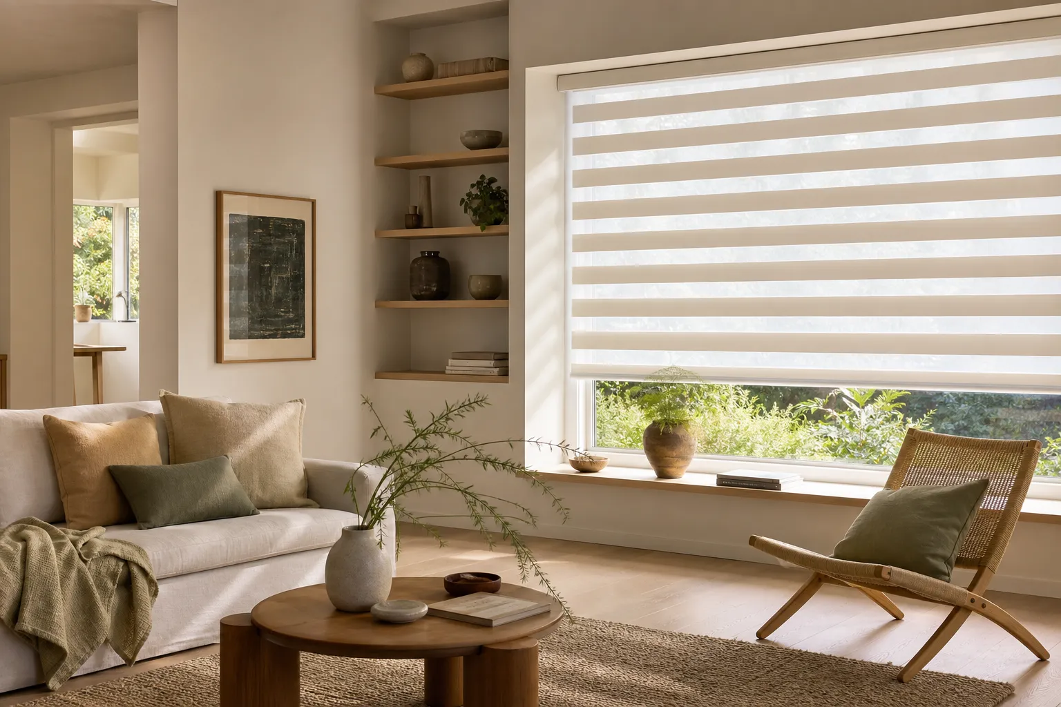 Duo Roller med skiftevis tætte og transparente baner